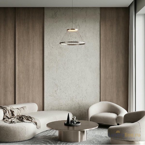 Подвесная люстра Eurosvet Cesta 40017/1 LED коричневый a069288