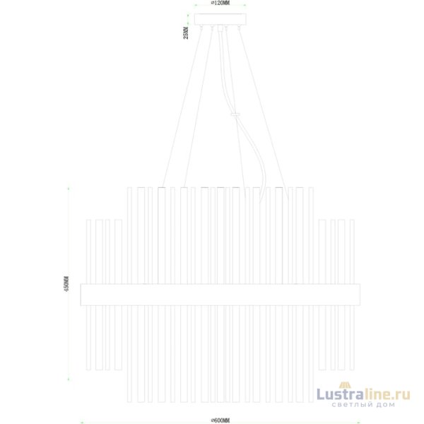 Подвесная люстра Arte Lamp Montreal A1034SP-16CC Подвесная люстра Arte Lamp Montreal A1034SP-16CC
