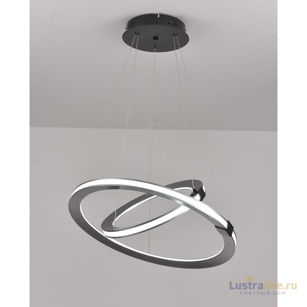 Подвесная люстра iLedex Vision 9225-8+5SD GR+BK