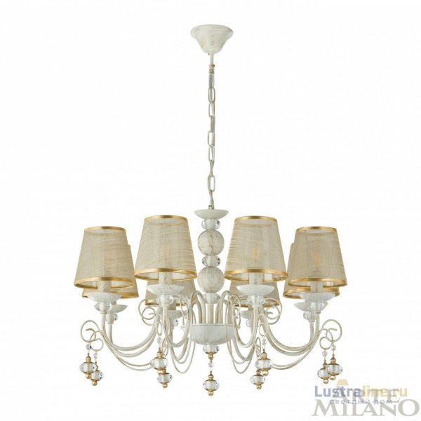 Подвесная люстра Arte Milano 347620/8 WT+G