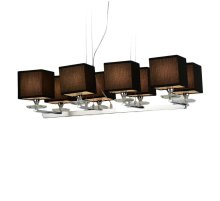 Подвесная люстра Lumina Deco Fianelo LDP 1248-8 BK Подвесная люстра Lumina Deco Fianelo LDP 1248-8 BK