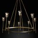 Подвесная люстра Delight Collection Torche De Verre 8614P/8 gold