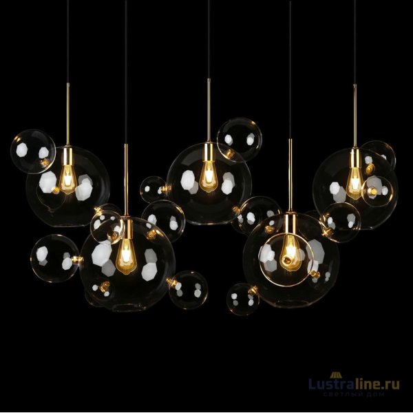 Подвесная люстра Loft IT Bolle 2034-S5 Подвесная люстра Loft IT Bolle 2034-S5