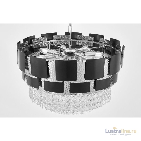 Подвесная люстра Lumina Deco LDP 7045-600 BK+CHR