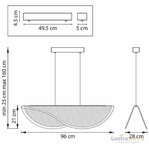 Подвесная люстра Lightstar Varese 731403 Подвесная люстра Lightstar Varese 731403