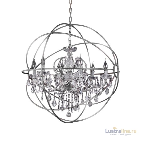 Подвесная люстра Delight Collection Foucault S Orb 5014-D6 chrome
