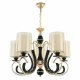 Подвесная люстра Arte Milano Florentia 302237/5 Bk/Gd