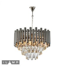 Подвесная люстра iLamp Savage P9510-4 Nickel