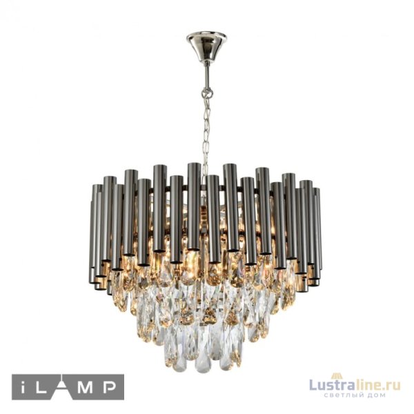 Подвесная люстра iLamp Savage P9510-4 Nickel