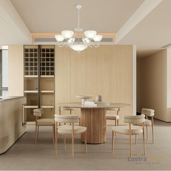 Подвесная люстра Arte Milano 340518/6-3 WT+G