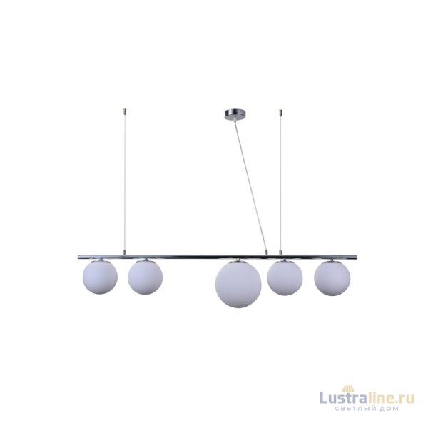 Подвесная люстра Lumina Deco Baristica LDP 6012-5 CHR+WT