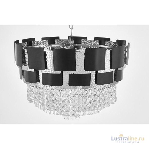 Подвесная люстра Lumina Deco LDP 7045-600 BK+CHR