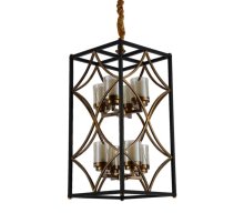 Подвесная люстра Lumina Deco Quadrato LDP 1223-8 BK+MD