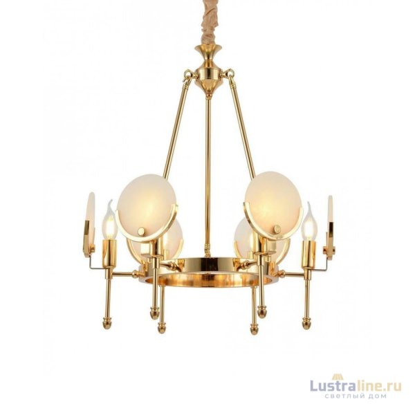 Подвесная люстра Lumina Deco Montego LDP 8010-6 F.GD Подвесная люстра Lumina Deco Montego LDP 8010-6 F.GD