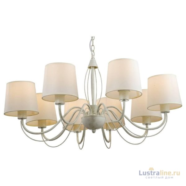 Подвесная люстра Arte Lamp Orlean A9310LM-8WG Подвесная люстра Arte Lamp Orlean A9310LM-8WG