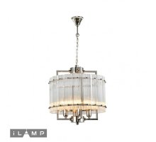Подвесная люстра iLamp Silverstone P9503-4 Nickel