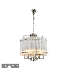 Подвесная люстра iLamp Silverstone P9503-4 Nickel