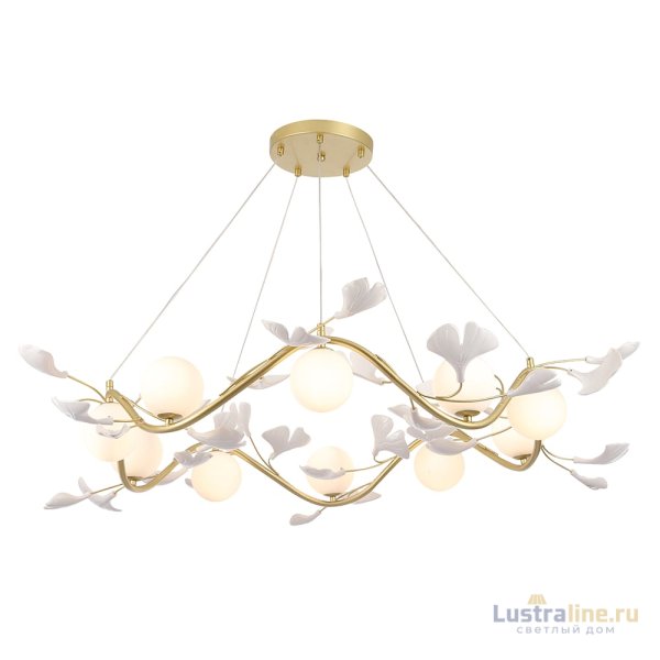 Подвесная люстра Crystal Lux COLIBRI SP10 GOLD Подвесная люстра Crystal Lux COLIBRI SP10 GOLD