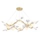 Подвесная люстра Crystal Lux COLIBRI SP10 GOLD