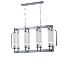 Подвесная люстра Crystal Lux TOMAS SP8 L1000 CHROME