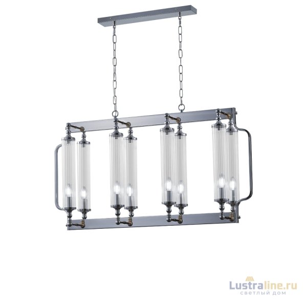 Подвесная люстра Crystal Lux TOMAS SP8 L1000 CHROME