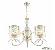 Подвесная люстра Arte Milano Florentia-9787 309787/3 Wh/Gd