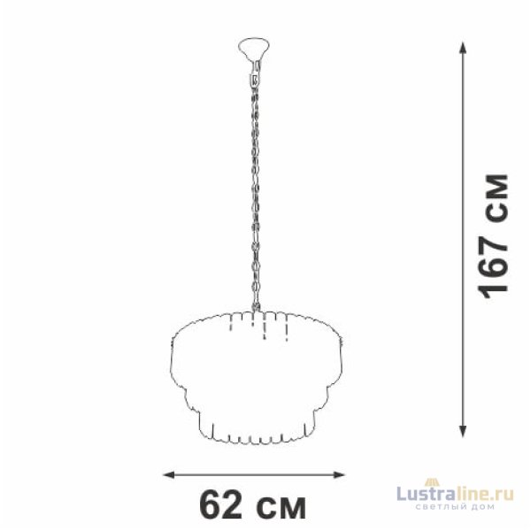 Подвесная люстра Vitaluce V5353-8/11
