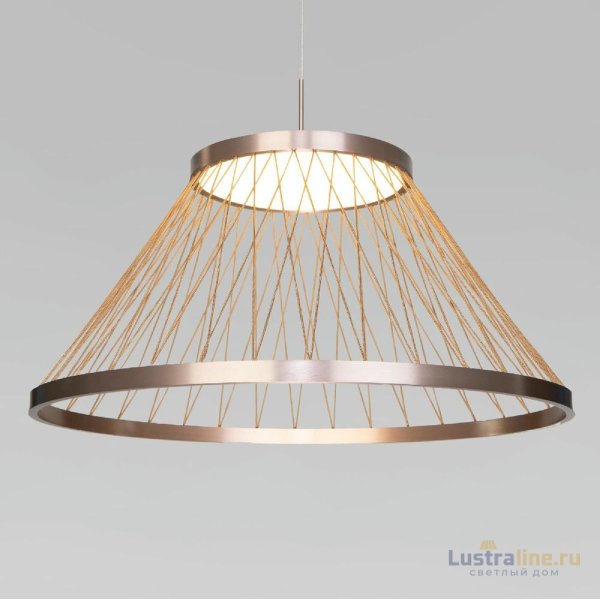 Подвесная люстра Eurosvet Cesta 40017/1 LED коричневый a069288