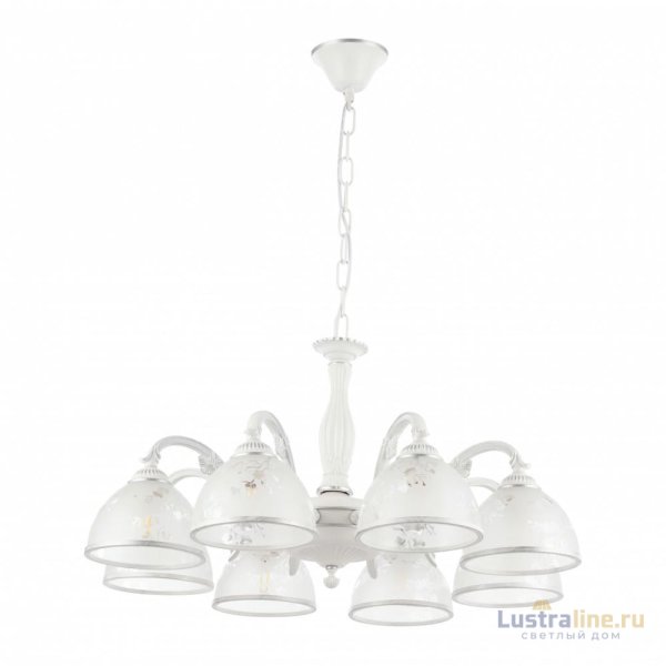 Подвесная люстра Arte Milano 349737/8 WT+SL Подвесная люстра Arte Milano 349737/8 WT+SL
