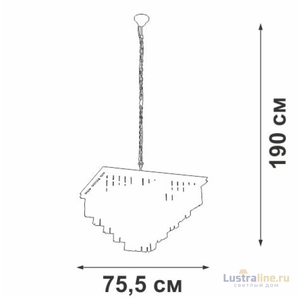 Подвесная люстра Vitaluce V5818-8/13