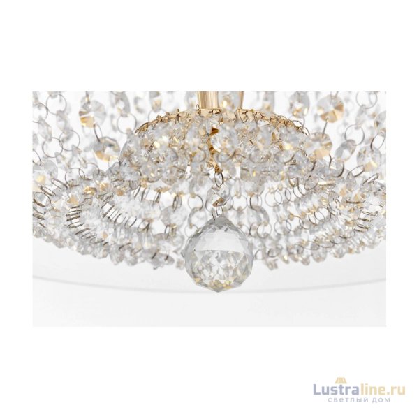 Подвесная люстра Lumina Deco Disposa LDP 7018-500 PR+F.GD