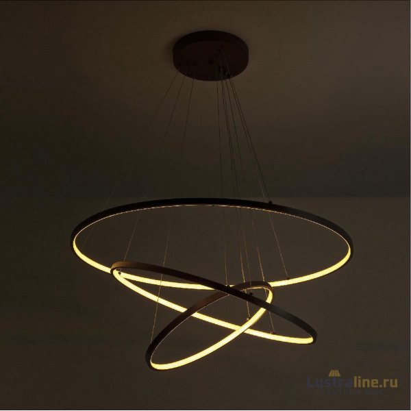 Подвесная люстра LED4U L5053-80-60-40 BR Подвесная люстра LED4U L5053-80-60-40 BR