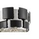 Подвесная люстра Lumina Deco Kruvia LDP 7045-400 BK+CHR