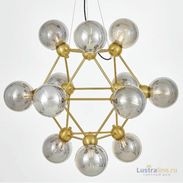 Подвесная люстра Lumina Deco Zodiak LDP 160N-12 MD+GY