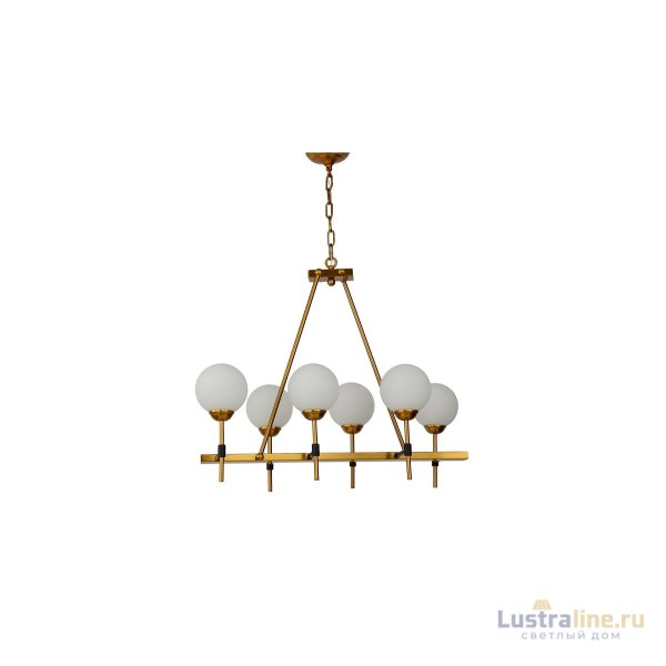 Подвесная люстра Lumina Deco Aldono LDP 7004-6 MD+BK