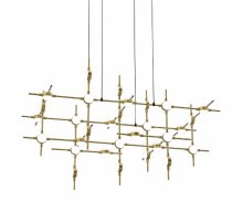 Подвесная люстра DeLight Collection Molecular MD18001067-30A black/gold