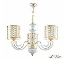 Подвесная люстра Arte Milano Florentia-8857 308857/3 Wh/Gd
