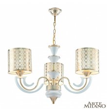 Подвесная люстра Arte Milano Florentia-8857 308857/3 Wh/Gd