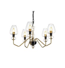 Подвесная люстра Elstead Lighting Armand DL-ARMAND5-AB