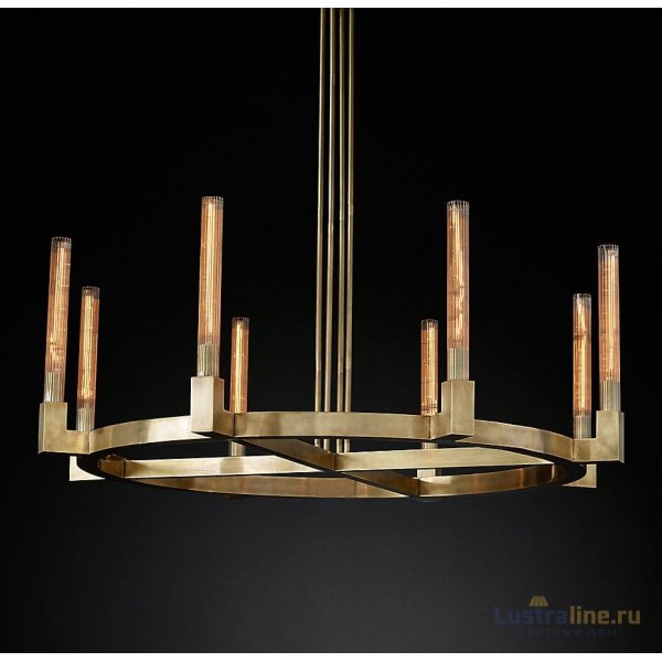 Подвесная люстра Delight Collection Cannele KM0550P-8 brass Подвесная люстра Delight Collection Cannele KM0550P-8 brass
