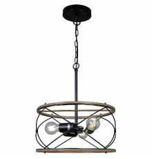 Подвесная люстра Illumico IL1008-3P-05 BK WOOD