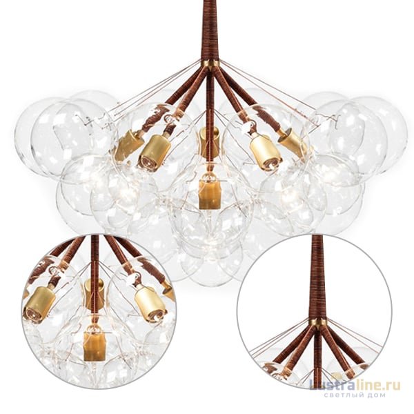 Подвесная люстра DeLight Collection 9087/3 brown Подвесная люстра DeLight Collection 9087/3 brown