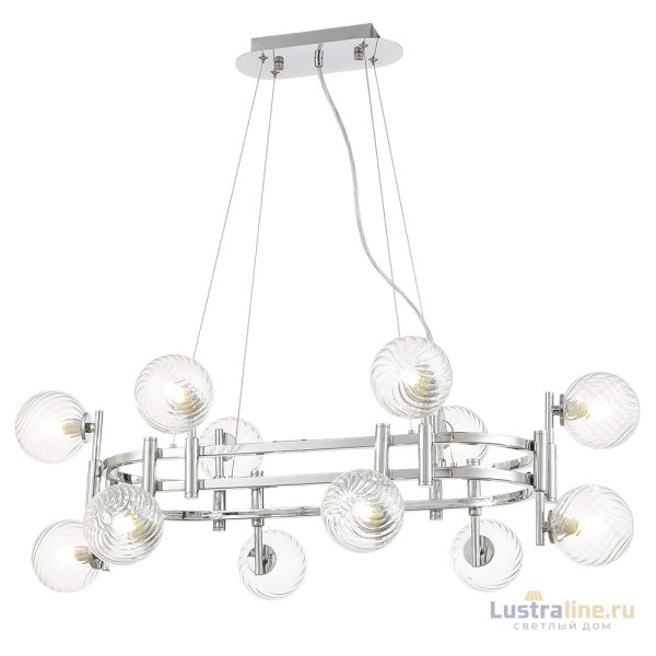 Подвесная люстра Crystal Lux LUXURY SP12L CHROME