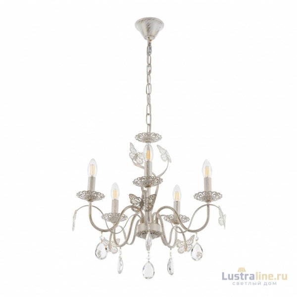 Подвесная люстра Arte Milano 346179/5 WT+G Подвесная люстра Arte Milano 346179/5 WT+G