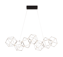 Подвесная люстра Eurosvet Uma 90168/7 черный жемчуг a061146