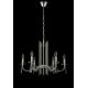 Подвесная люстра Crystal Lux AURELIO SP6 GOLD+CHROME/TRANSPARENT