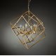 Подвесная люстра Delight Collection Matrix KM0282P-6 brass