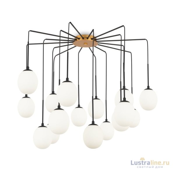 Подвесная люстра Maytoni Branch MOD176PL-16G