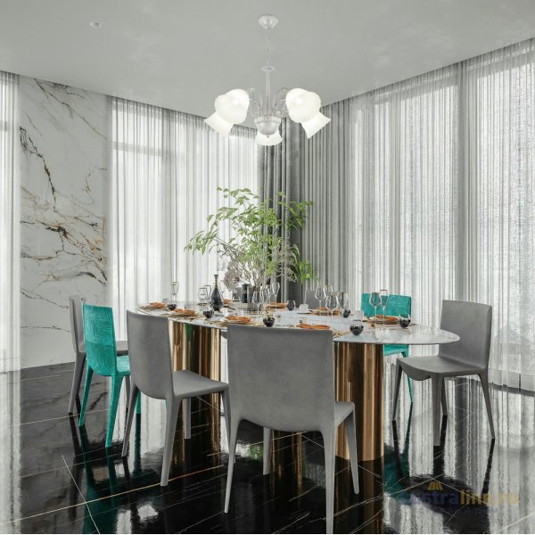 Подвесная люстра Arte Milano Amalfi 338544/5 WT+SL Подвесная люстра Arte Milano Amalfi 338544/5 WT+SL