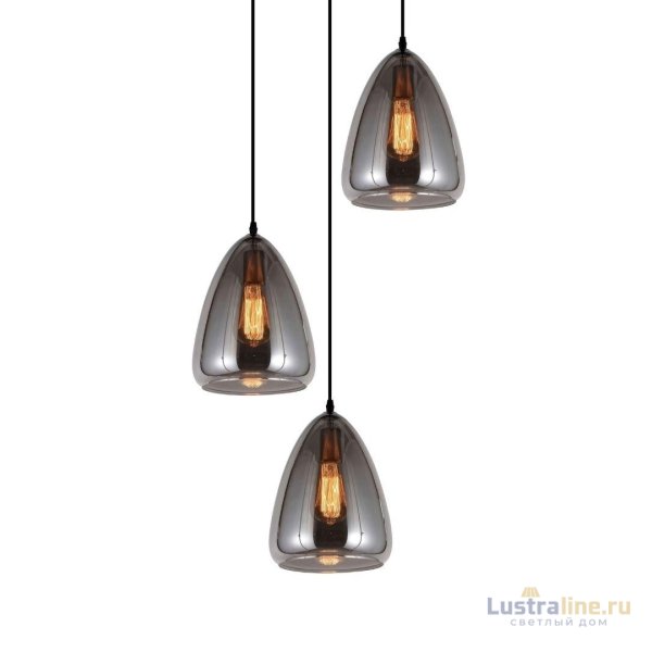 Подвесная люстра Lumina Deco Braga LDP 6841-3 GY УЦ